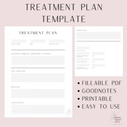 therapist sample treatment plan fillable pdf template goodnotes adobe professional will for therapists template