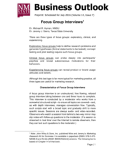 editable pdf focus group interviews focus group interview template excel