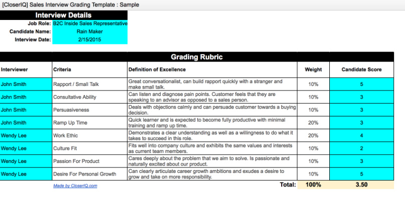 editable predictably hire using structured interview questions  breezy hr structured interview guide template sample