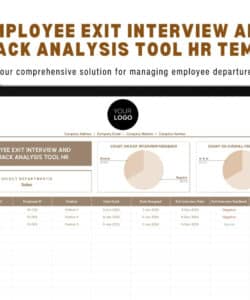 employee exit interview and feedback analysis tool hr template in excel hr exit interview template word