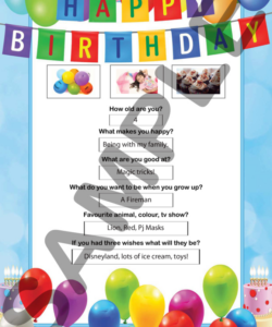 free birthday interview  aussie childcare network birthday interview template example