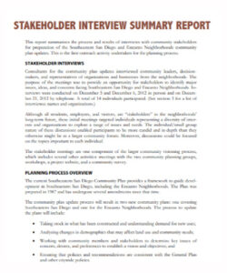 free free 14 interview summary report samples in pdf doc stakeholder interview questions template doc