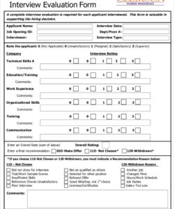 free job interview score sheets score based interview template example