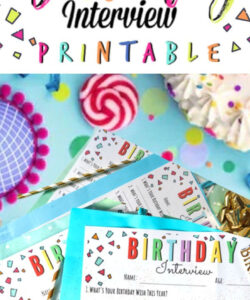 free start an epic birthday tradition with your kids have an annual birthday interview template