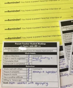 parent teacher interview slips! easy outlines to print and summarize a parent teacher interview template high school pdf