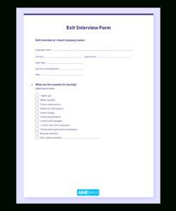 printable get your exit interview template  form free download  aihr hr exit interview template example