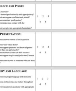 printable mock job interview resume mock interview rubric form printable pdf download  williamsonga mock interview rubric template doc