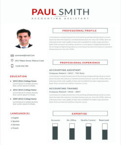 Assistant Accountant Resume Template Pdf