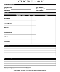 blank interview template fill out  sign online  dochub basic interview questions template