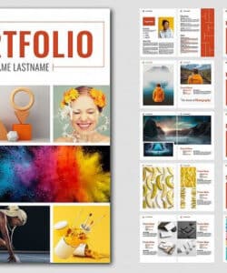 Editable Graphic Design Portfolio Template Pdf