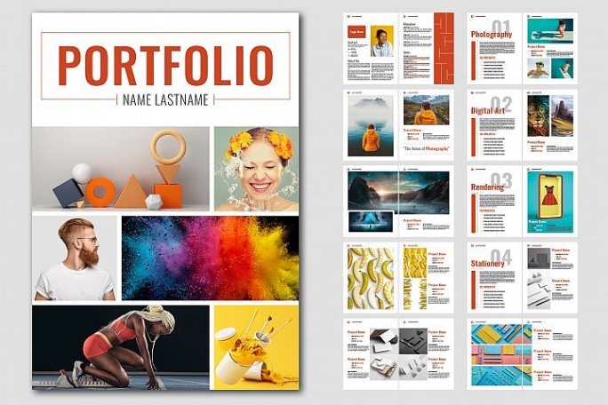 Editable Graphic Design Portfolio Template Pdf