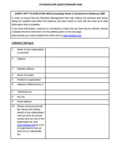 free 10 stakeholder analysis tools  elianneaveneet stakeholder interview guide template example