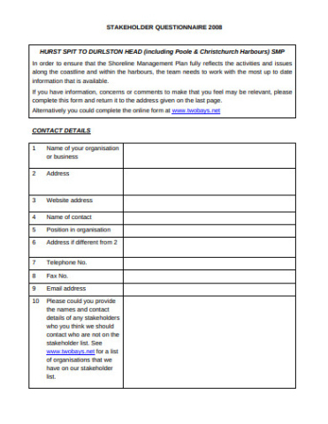 free 10 stakeholder analysis tools  elianneaveneet stakeholder interview guide template example