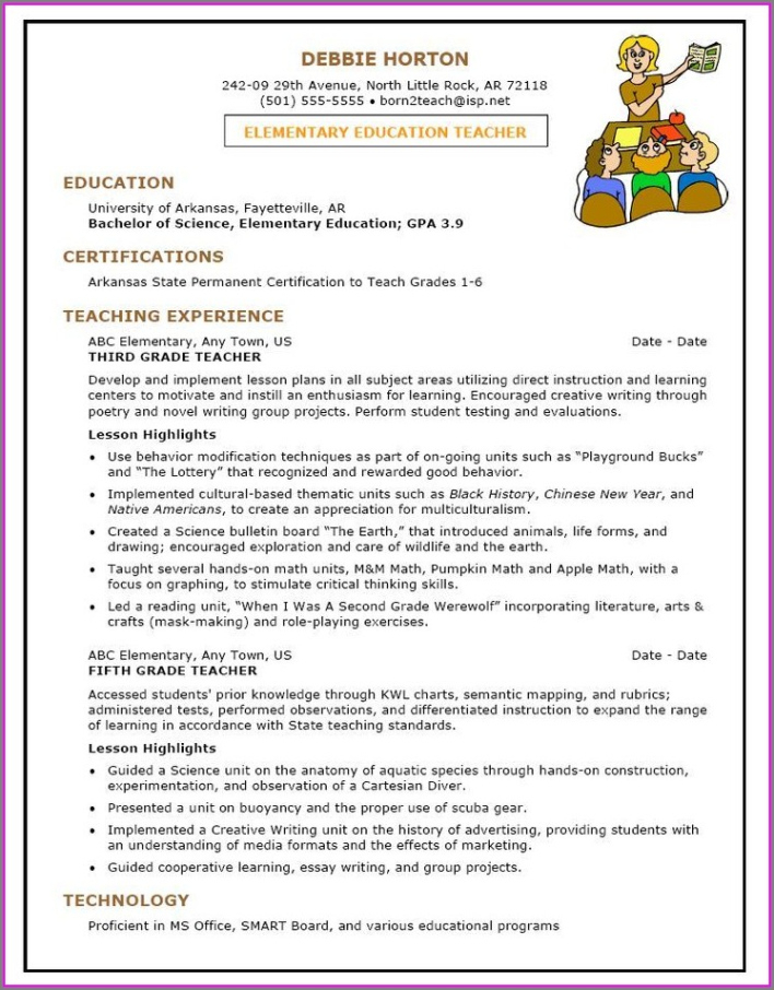 Free Custom Private School Teacher Resume Template Pdf