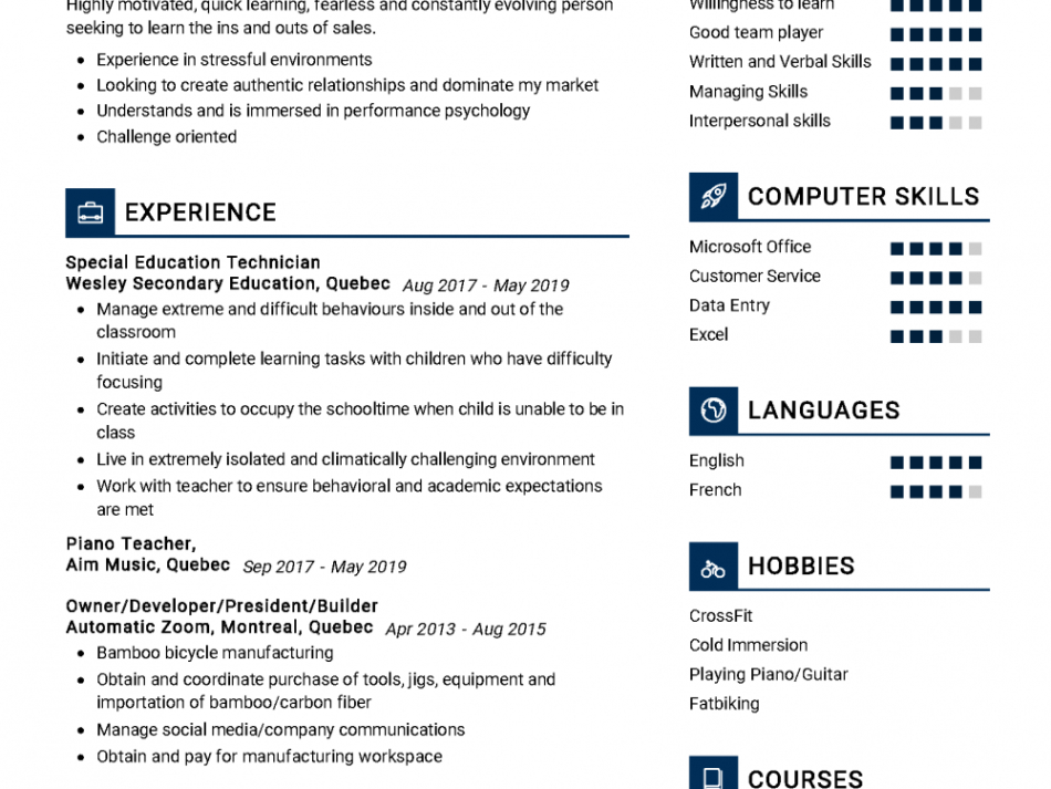 Free Custom Special Education Teacher Resume Template  Sample