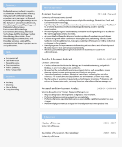 Free Editable Assistant Professor Fresher Resume Template Excel