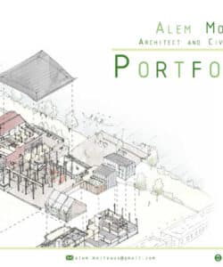 Free Editable Civil Engineer Portfolio Template Excel