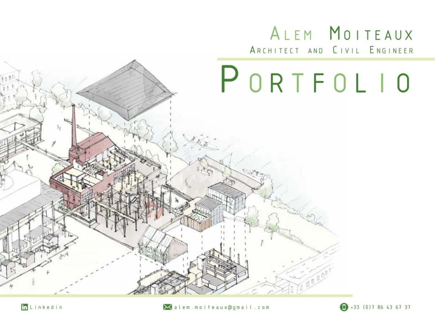 Free Editable Civil Engineer Portfolio Template Excel