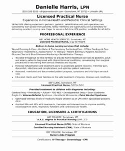 Free Editable New Graduate Registered Nurse Resume Template  Sample