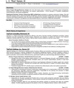 Free Printable Mergers And Inquisitions Resume Template  Sample