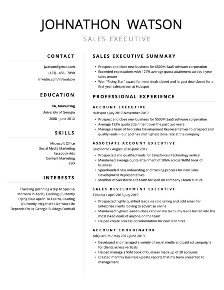 Outdoor Professional Guiding Resume Template
