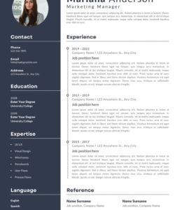 Outdoor Professional Guiding Resume Template Word Sample