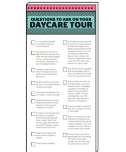 printable 15 questions to ask on your daycare tour printable  today&amp;#039;s parent child care interview questions template word