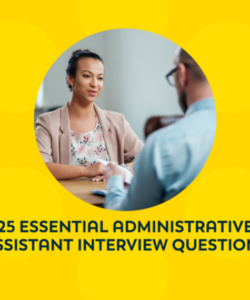 printable administrative staffing agency  insight global administrative assistant interview questions template excel