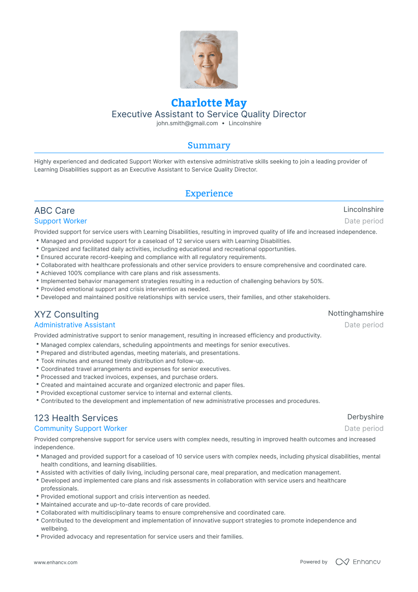 Printable Film Assistant Director Resume Template Doc