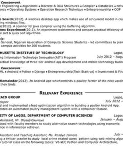 Printable Fresher Web Developer Resume Template Excel