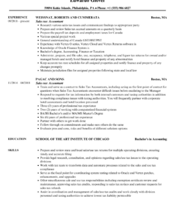 Printable Tax Accountant Resume Template Pdf Sample