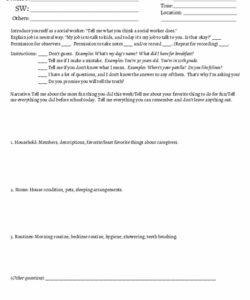 sample child interview form for social workers  payhip child care interview questions template pdf