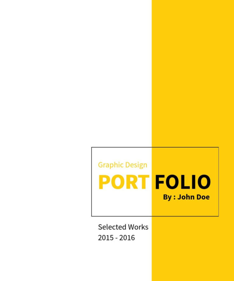 Middle School Student Portfolio Template