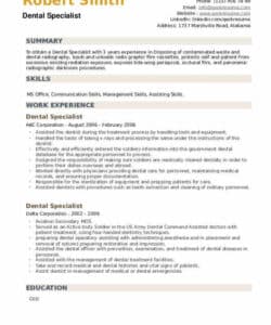 Editable Dental Office Manager Resume Template Pdf Sample