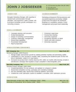 Experienced It Professional Resume Template Pdf Sample