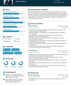 Free Blank Medical Office Manager Resume Template