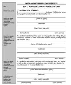 Free Custom Advance Directive Living Will Template  Sample