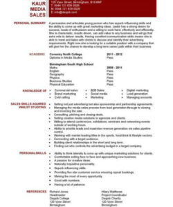 Free Custom Entry Level Sales Resume Template Pdf Sample