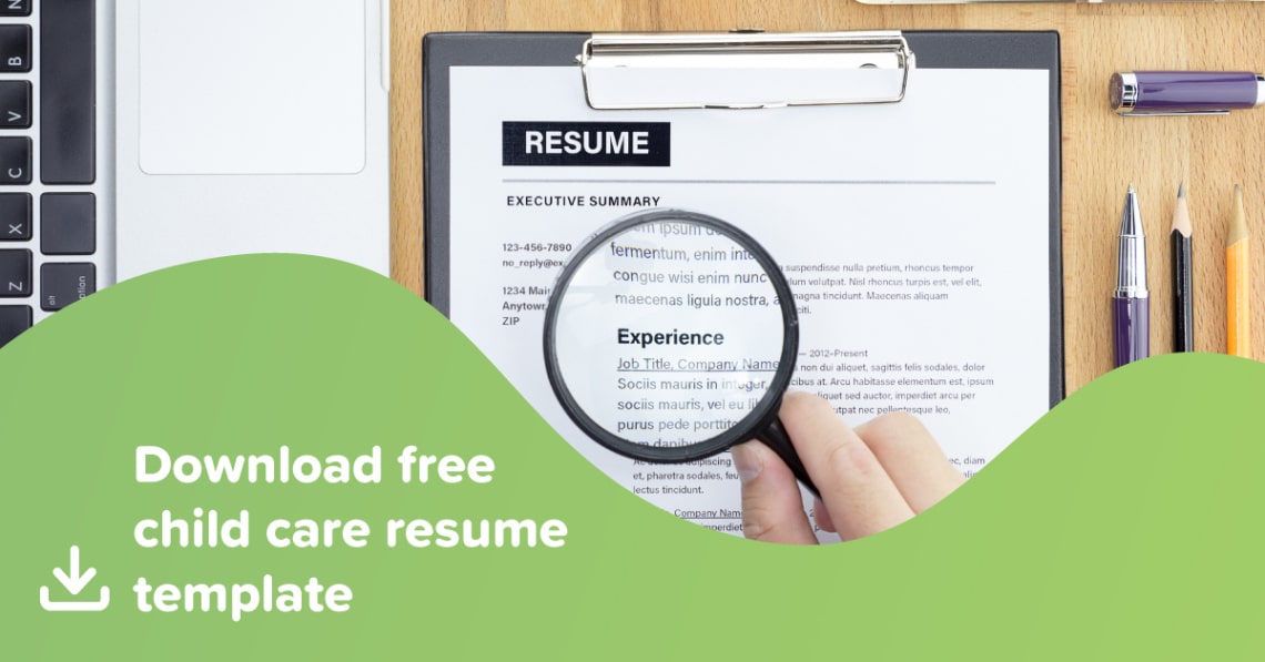 Free Editable Early Childhood Education Resume Template Sample Free Editable Early Childhood Education Resume Template Sample