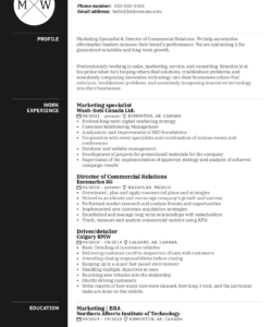 Free Editable Product Marketing Manager Resume Template Doc Sample