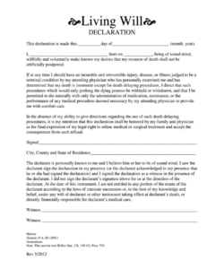 free living will template fill out  sign online  dochub massachusetts living will template doc