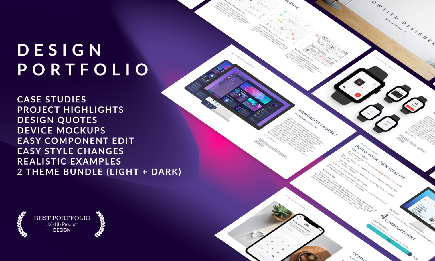 Free Minimalist Developer Portfolio Template PDF Sample Free Minimalist Developer Portfolio Template Pdf Sample