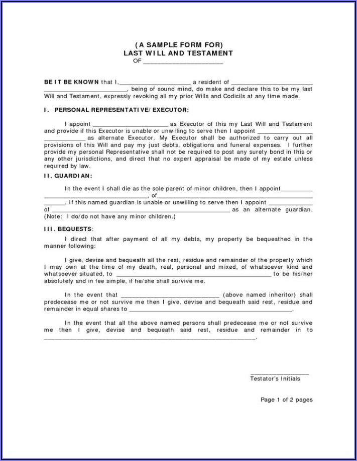 Free  Ontario Living Will Template Pdf Sample