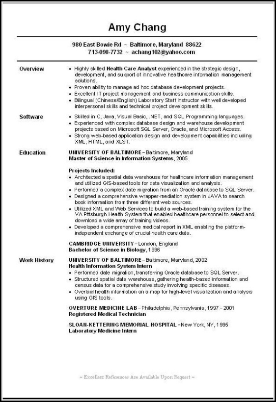 Printable Entry Level Nurse Practitioner Resume Template Excel Sample