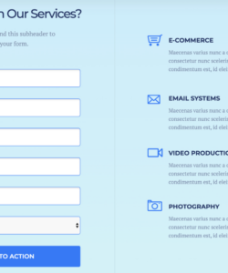 Printable Lead Generation Portfolio Template Pdf Example