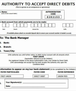 direct deposit form template word best of direct debit form 10 download free documents in pdf direct debit instruction template word