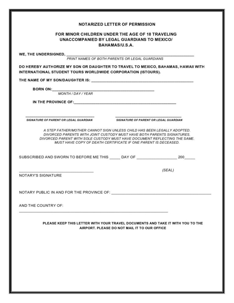 notarized-letter-of-instruction-template