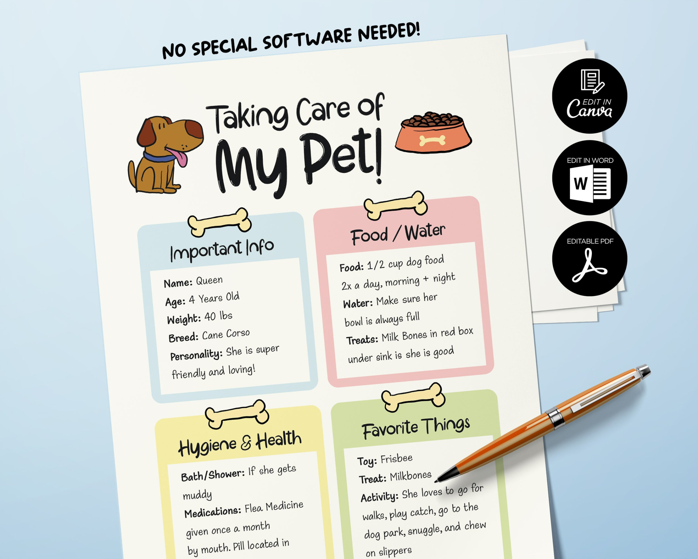 Free Pet Sitter Instructions Pet Sitter Templates Pet Sitting Dog Sitter Dog Sitter Instruction Template Example free pet sitter instructions pet sitter templates pet sitting dog sitter dog sitter instruction template example