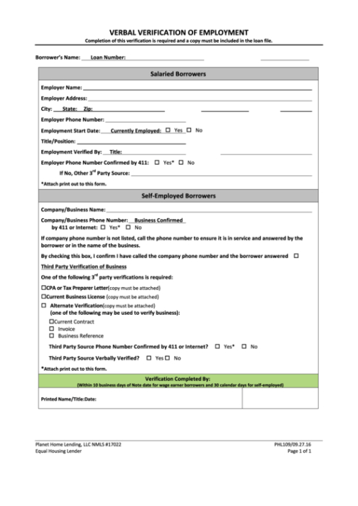 printable top 5 verbal verification of employment form templates free to download confirmation of verbal instruction template example