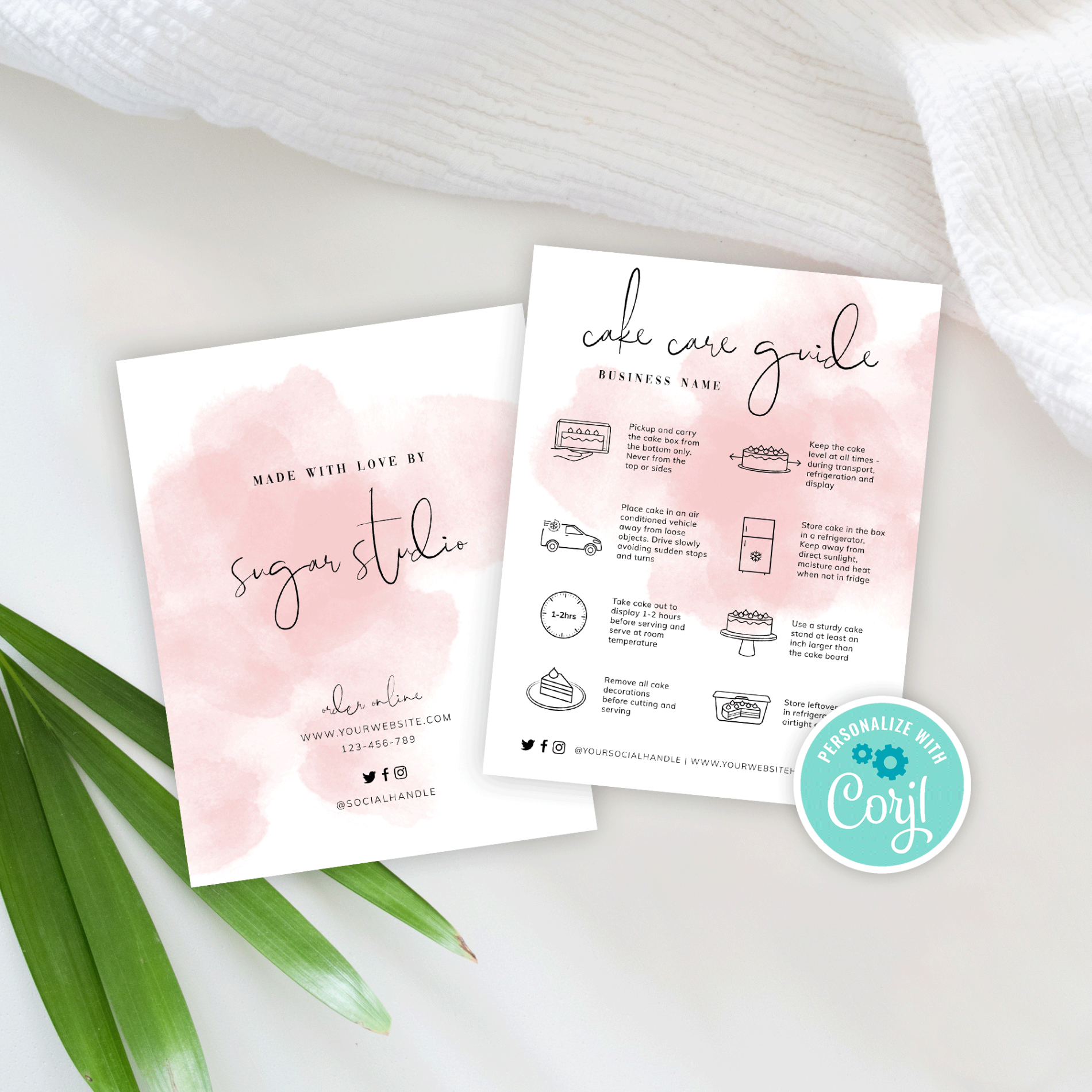 Editable Free Printable Cake Care Instructions Cake Care Instructions Template Example editable free printable cake care instructions cake care instructions template example